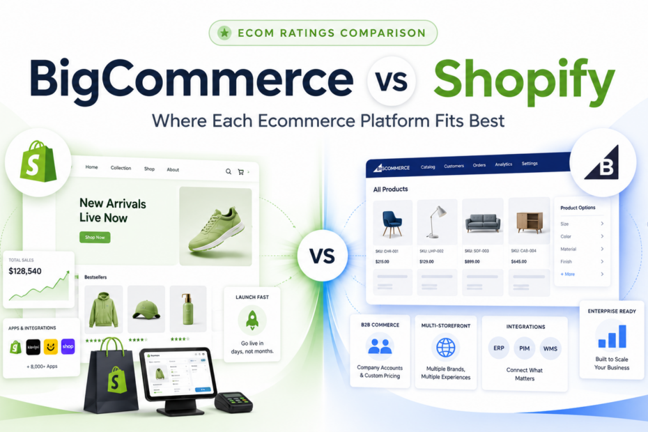 BigCommerce vs Shopify