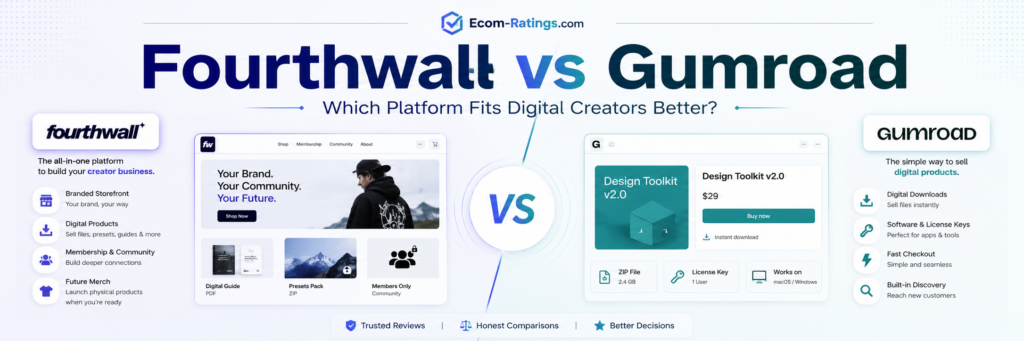 Fourthwall vs Gumroad: Which Platform Fits Digital Creators Better?