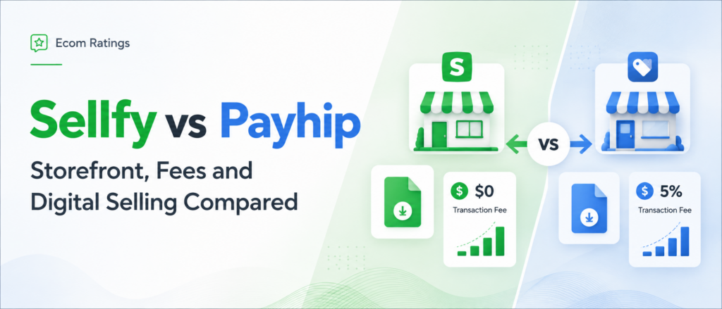 Sellfy vs Payhip: Storefront, Fees and Digital Selling Compared