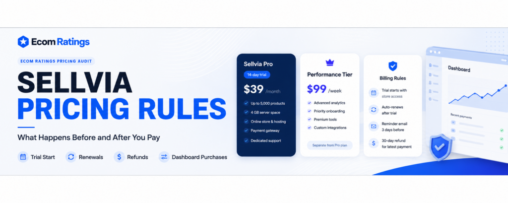 Sellvia Pricing Rules: What Happens Before and After You Pay