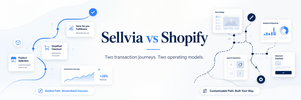 Sellvia vs Shopify