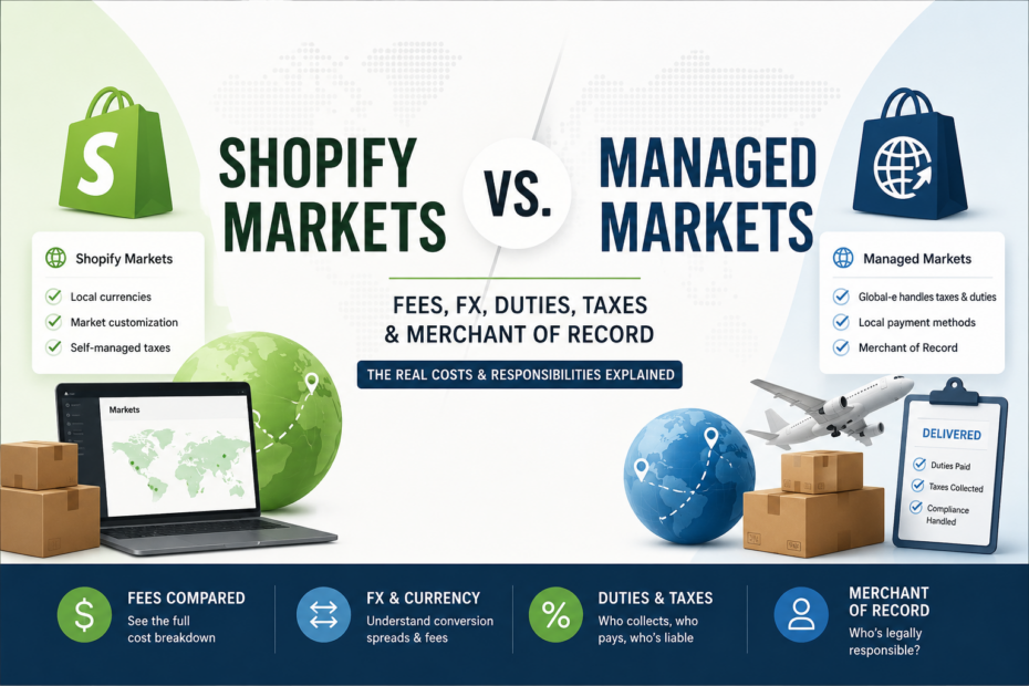 Shopify Markets vs Managed Markets