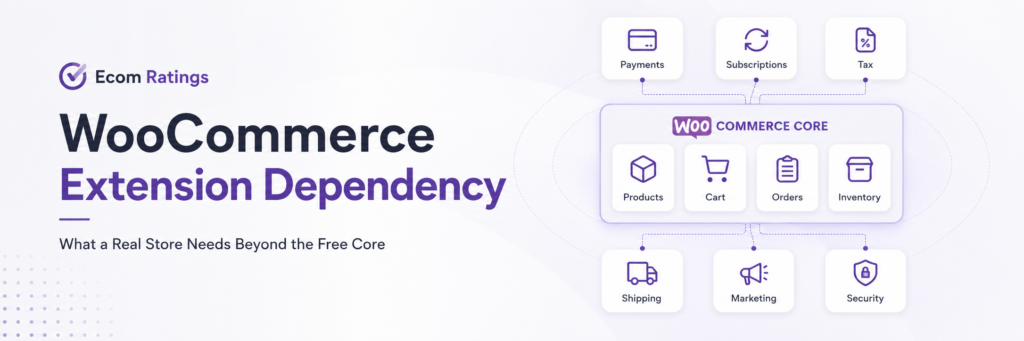 WooCommerce Extension Dependency: What a Real Store Needs Beyond the Free Core