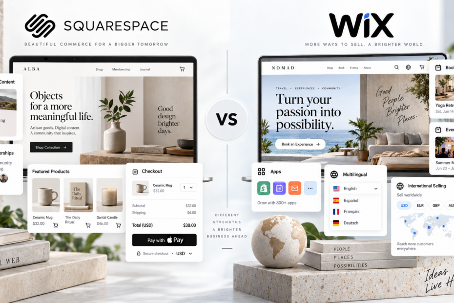 Squarespace vs Wix